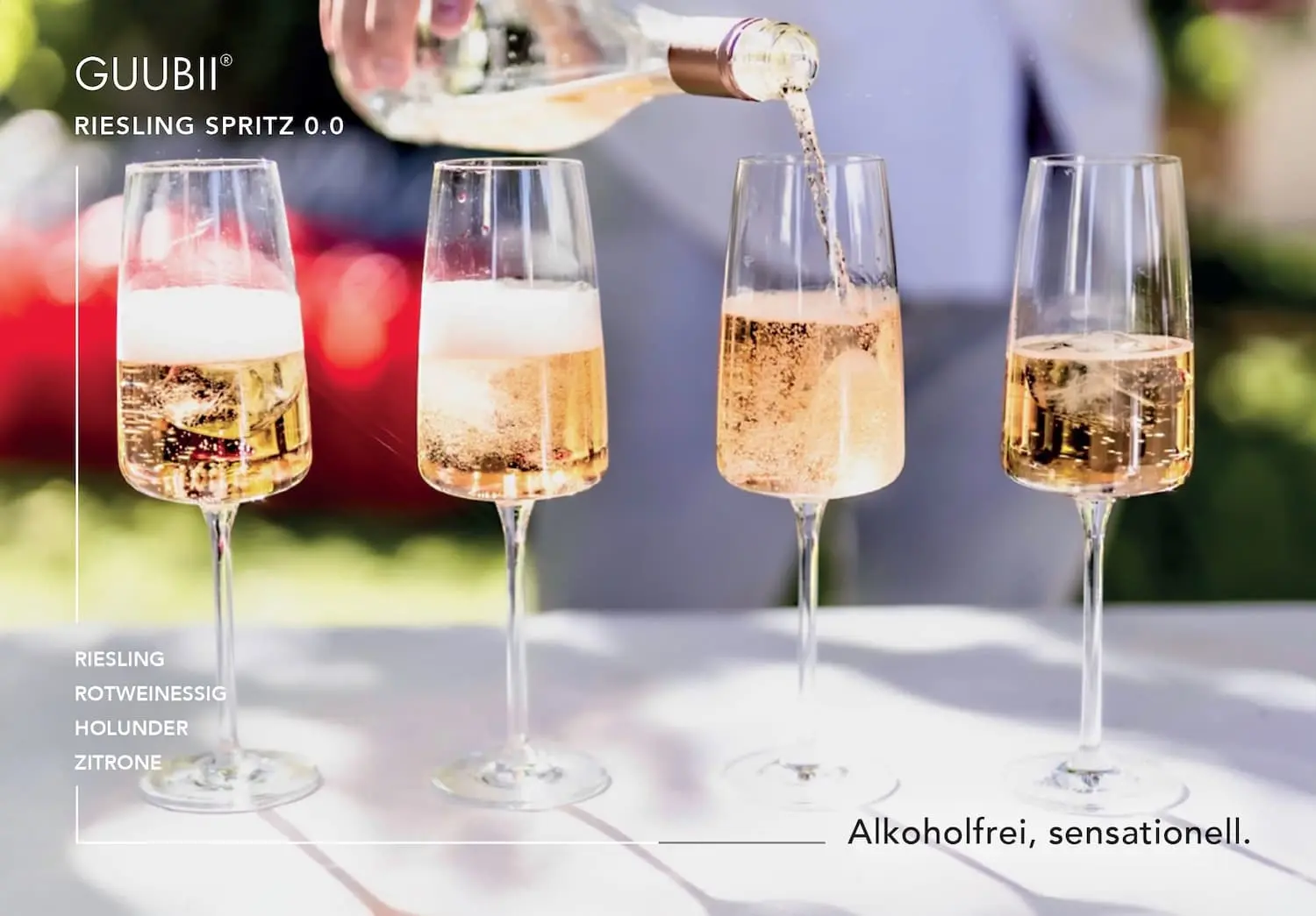 GUUBII Glasreihe Einschenken